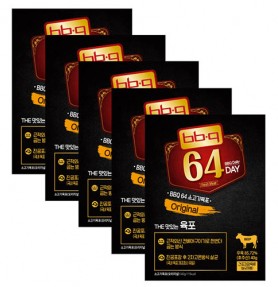 비비큐 수제육포 소고기 오리지날 40g x5개