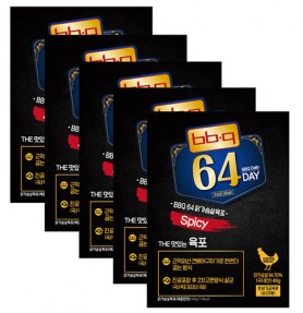 비비큐 수제육포 닭가슴살 매콤 40g x5개