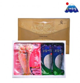 [e제주섬 명품 제주산지무료직송] 제주옥돔+고등어살세트/옥돔180g*3미+고등어살(중)*5팩