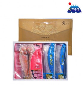 [e제주섬 명품 제주산지무료직송] 제주갈치+옥돔 세트모음 / 갈치400g*2미+옥돔180g*3미